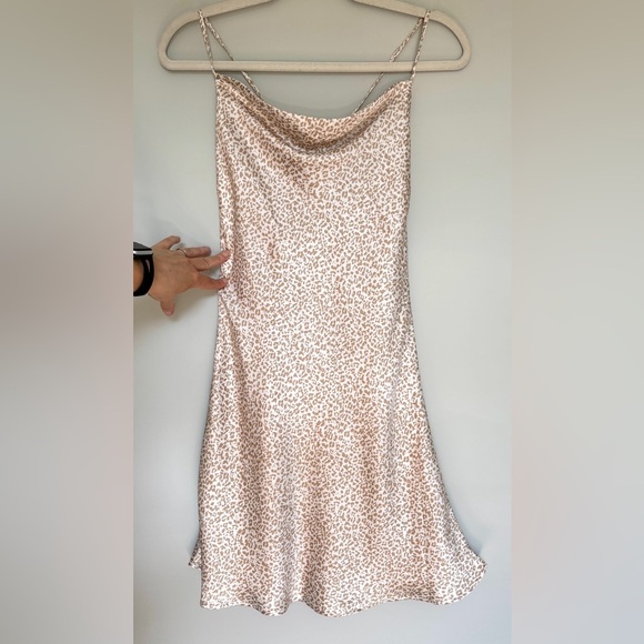 Abercrombie‎ & Fitch Women's Size XS Slip Dress Leopard Cheetah Print Mini - Picture 5 of 14